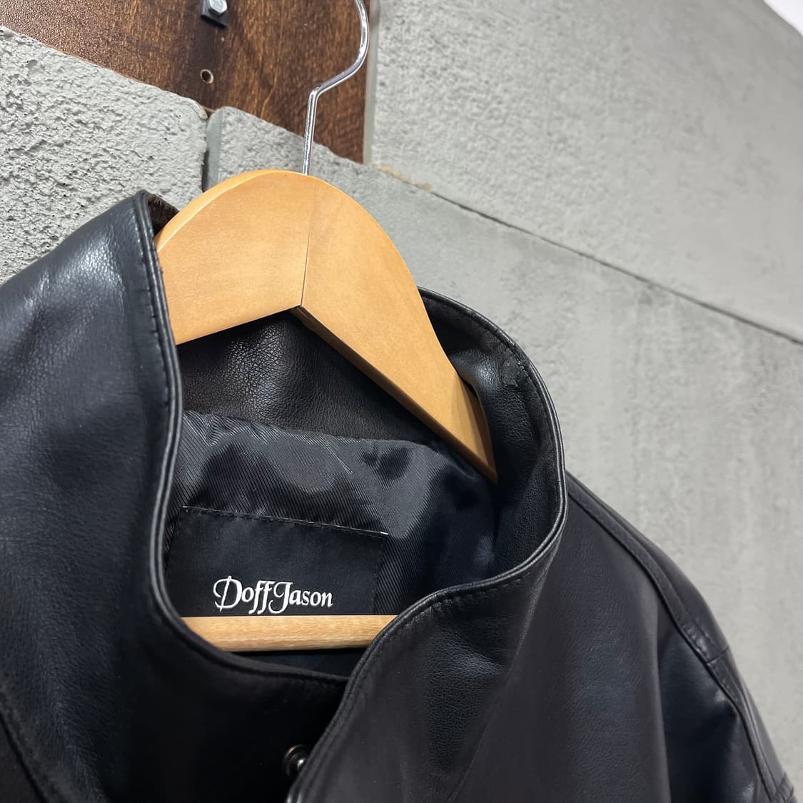 도프제이슨 비건 레더 자켓 상품이미지7