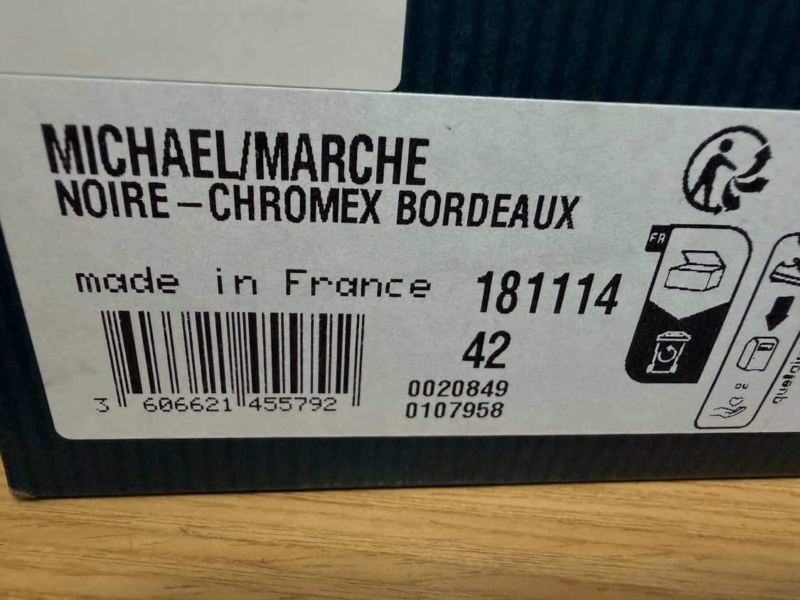 파라부트 미카엘 크롬악셀 버건디 42사이즈 상품이미지5