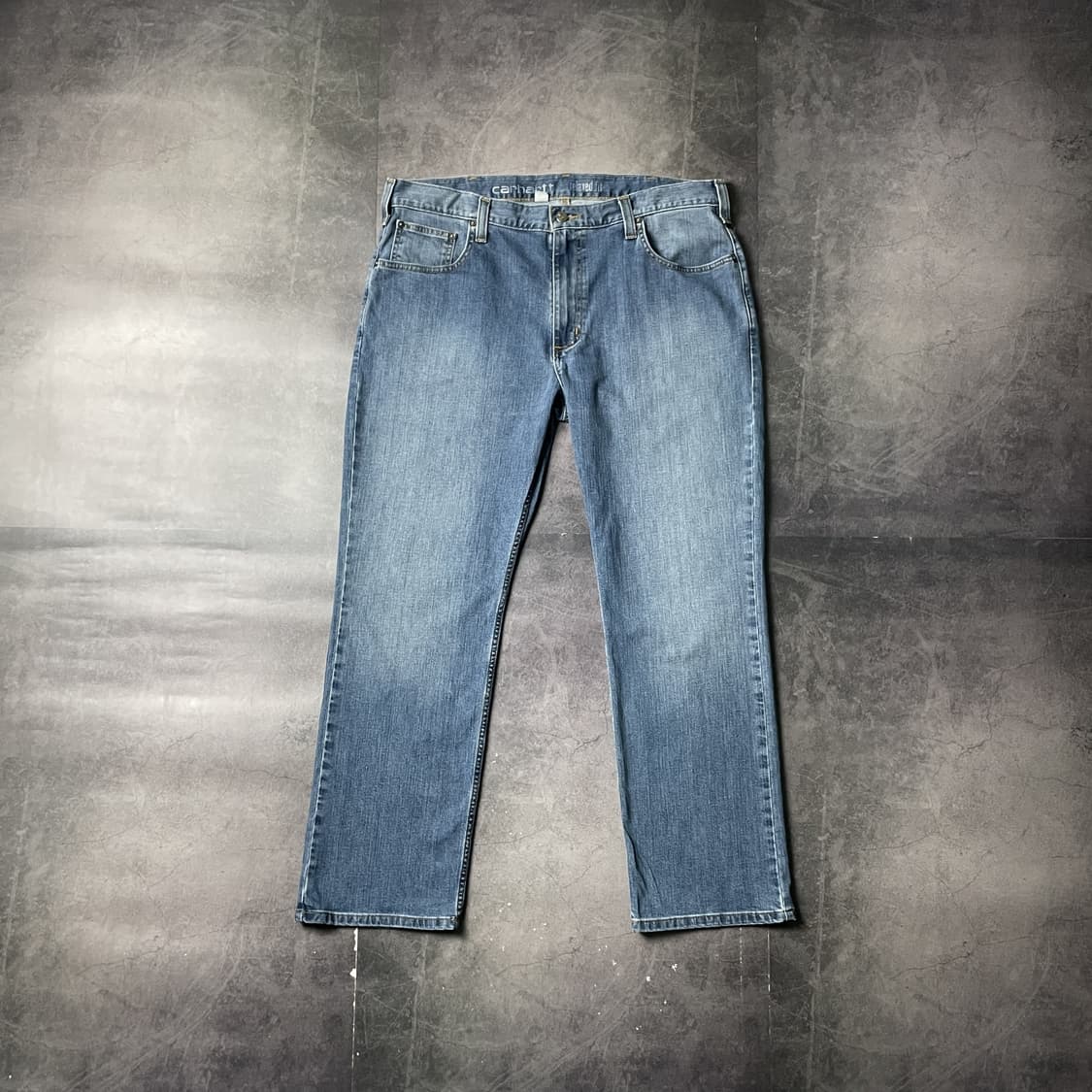 CARHARTT 칼하트 빈티지 스트레이트핏 데님 워크 팬츠 A00867 상품이미지1