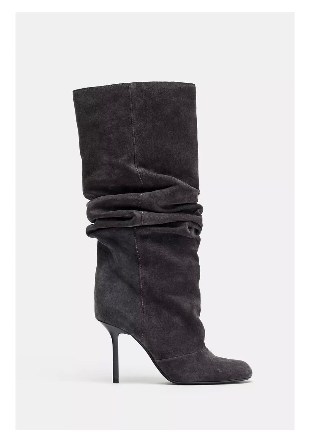 (새상품) ZARA 셔링 레더 부츠 상품이미지1