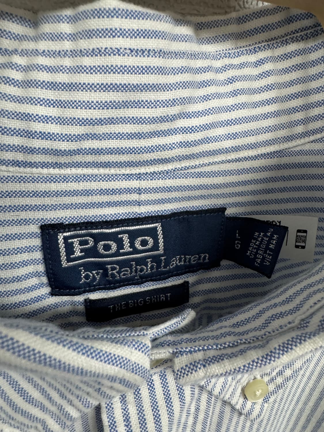폴로 랄프로렌 스트라이프 빅 셔츠 상품이미지2