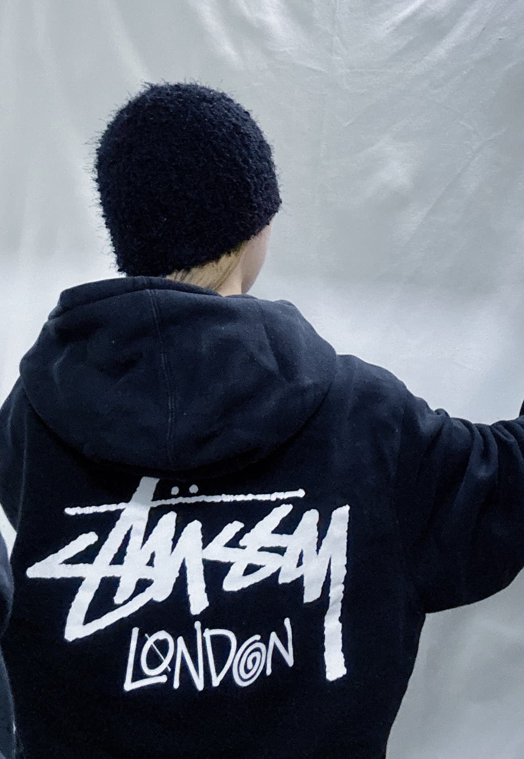 스투시 런던 블랙 빅로고 후ㄷ 상품이미지3