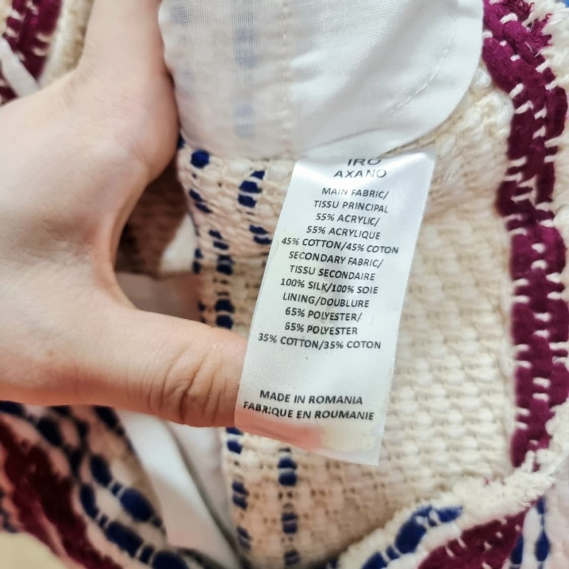 이로 IRO 트위드 숏츠 팬츠 반바지  상품이미지8