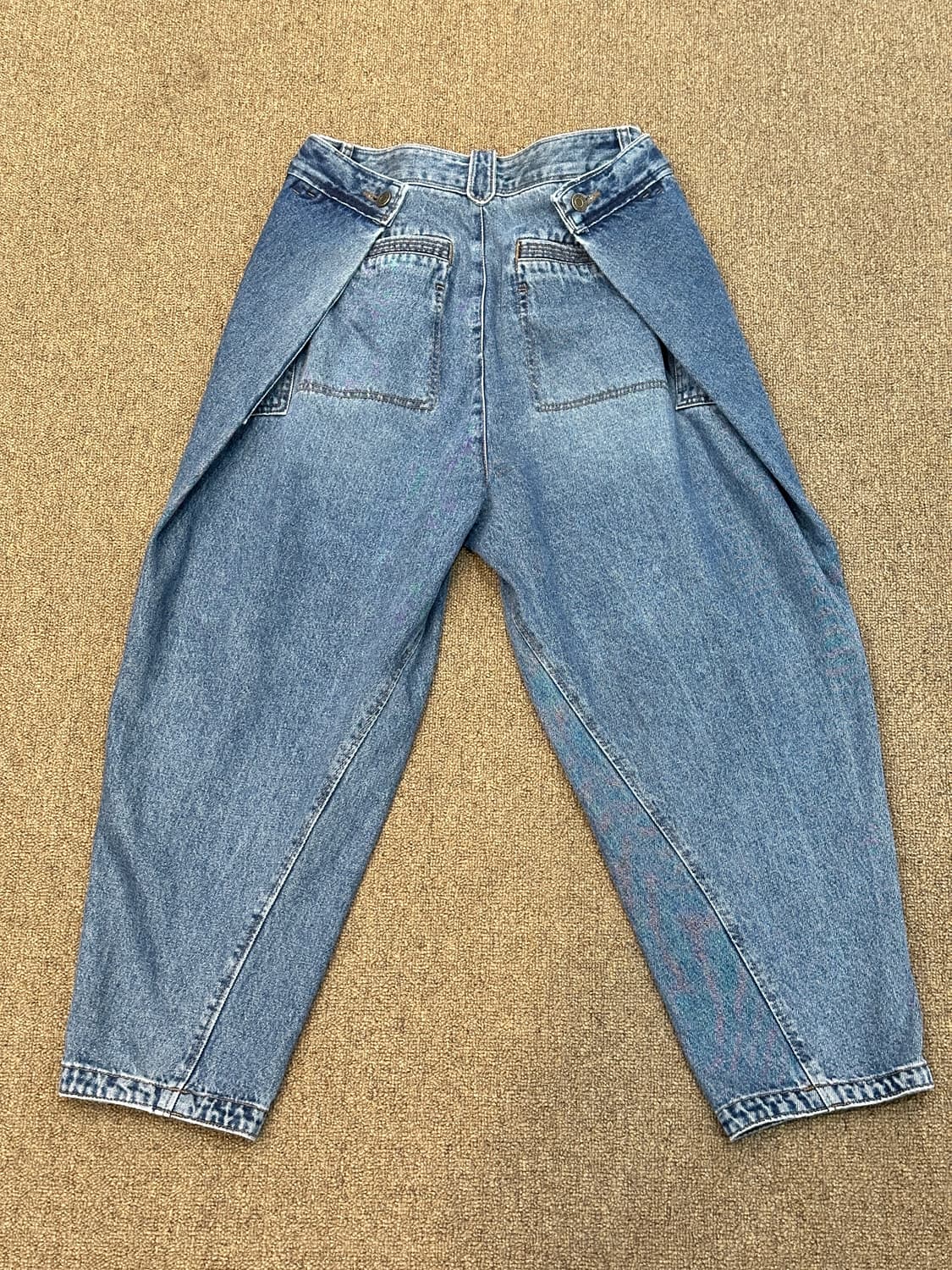 송지오 컬렉션 벌룬핏 데님 청바지 상품이미지7