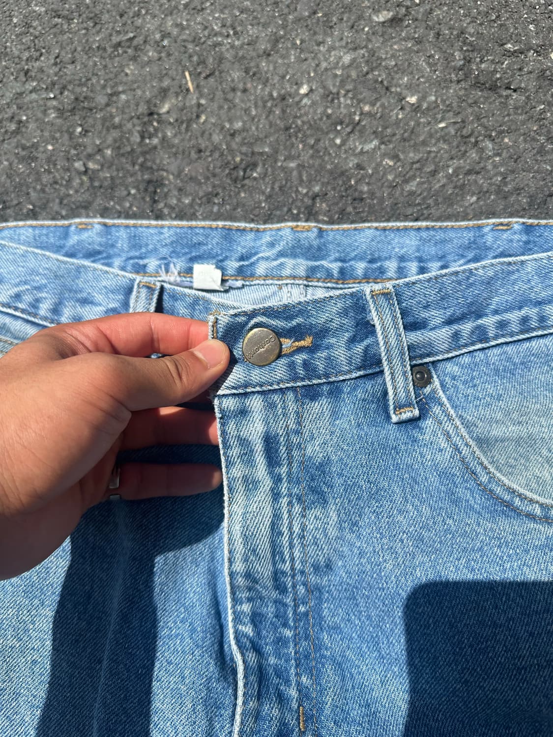 00’s Carhartt washed light denim pants 상품이미지8