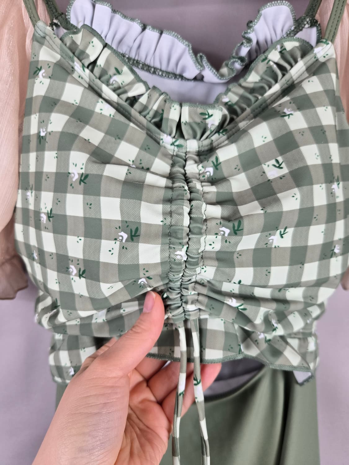 [무료배송]여성 2XL 빅사이즈 원피스 수영복 비치웨어 상품이미지3