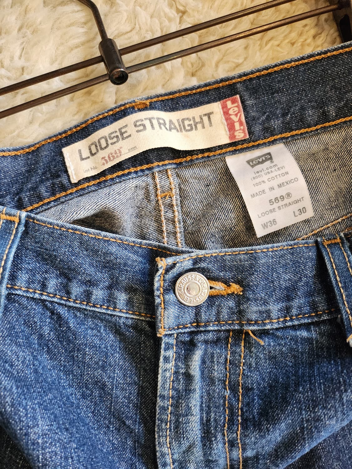 리바이스 569 루즈 스트레이트 팬츠 상품이미지3