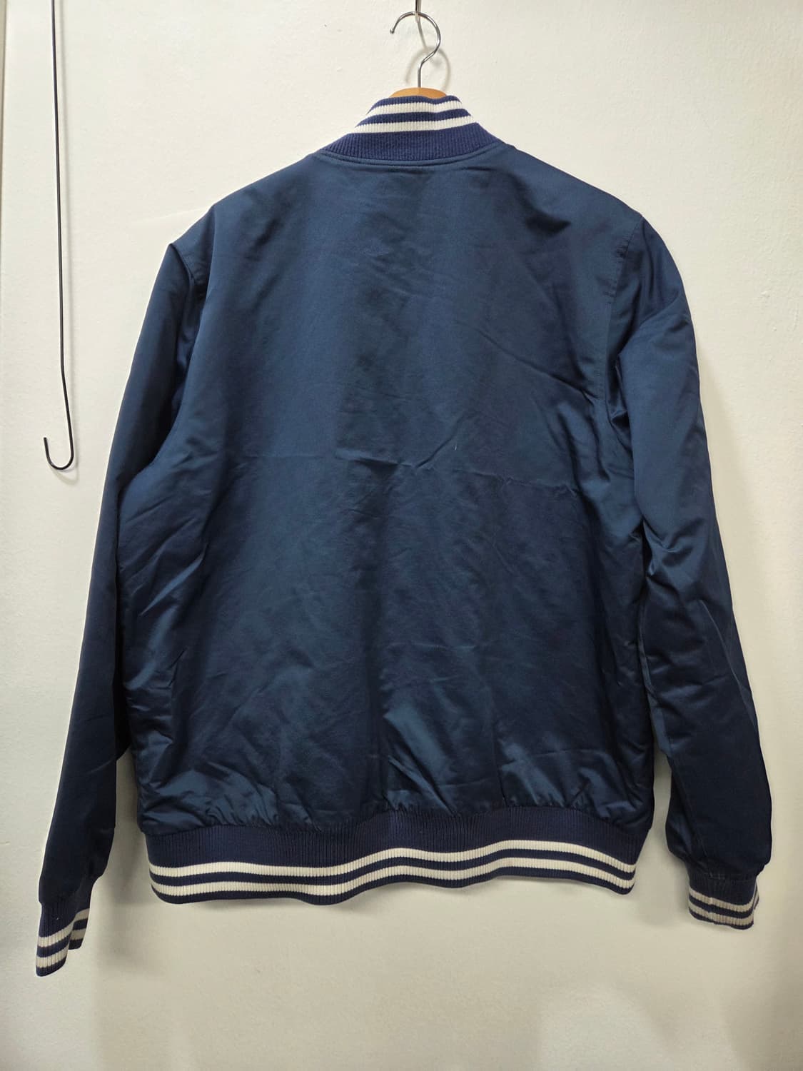 나이키 양면  네이비 블루종 자켓 퀼팅 봄버 점퍼 상품이미지3