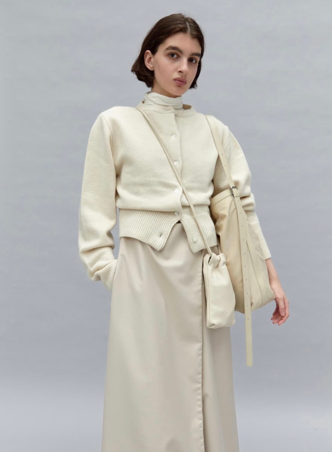 아우브아워(aubour) 가디건 puff sleeve cardigan 상품이미지2