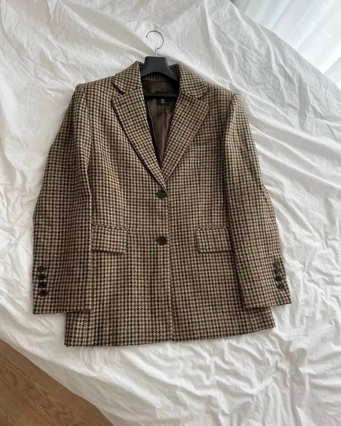 블러썸 아브라함 문 체크 자켓 상품이미지1