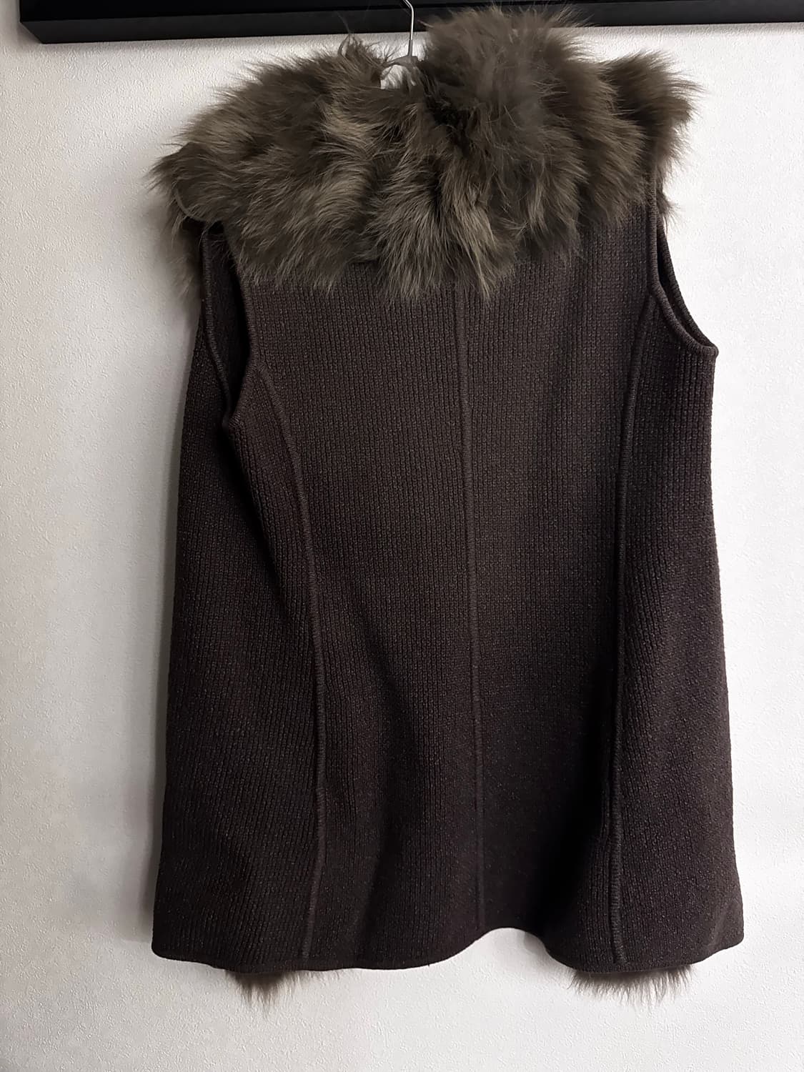 MINE 마인 폭스퍼 니트 베스트 상품이미지2