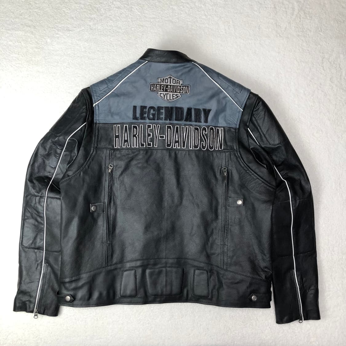 빈티지 할리데이비슨 패치 리얼 레더자켓  상품이미지1