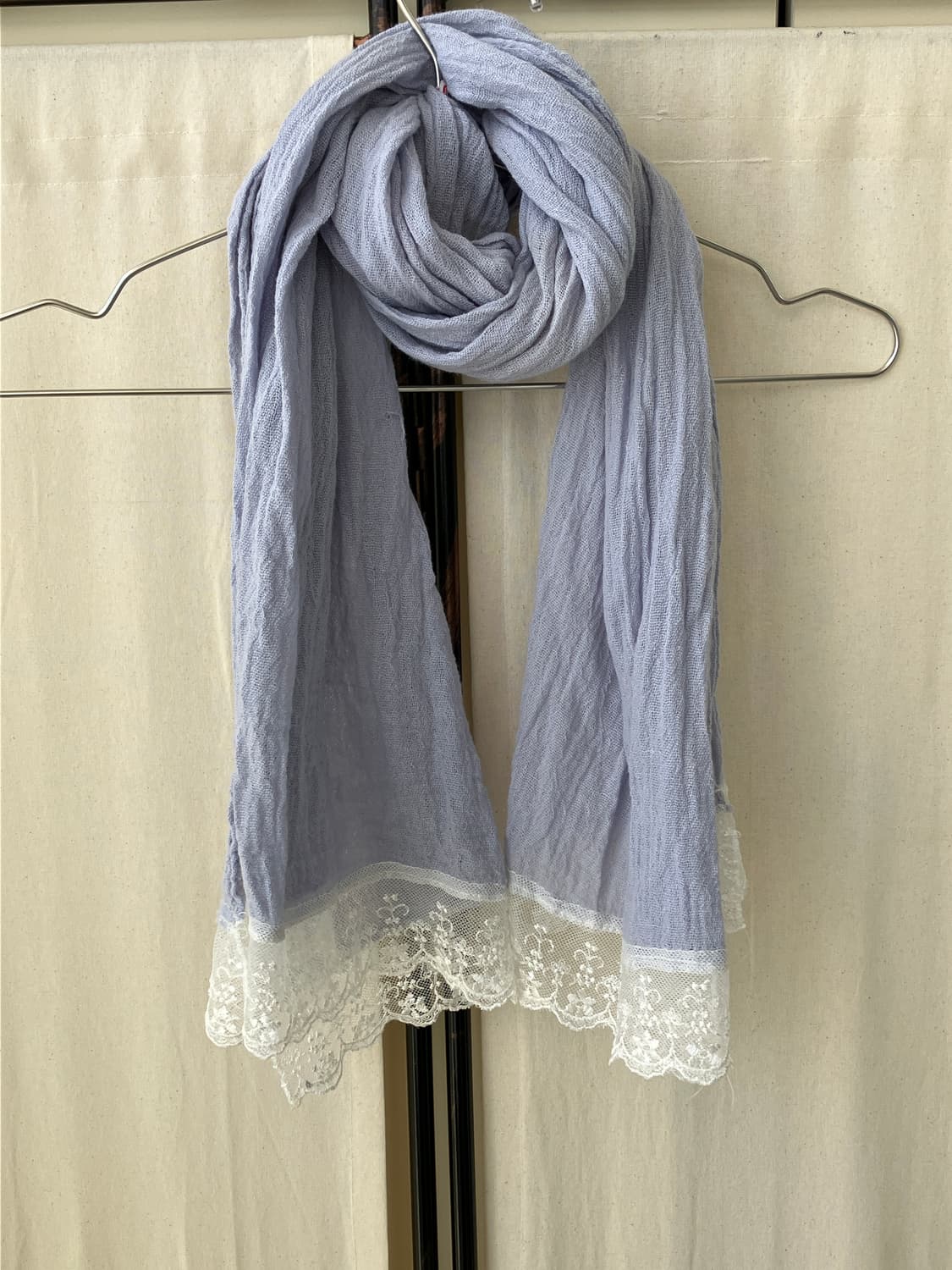 sky blue lace muffler 상품이미지4