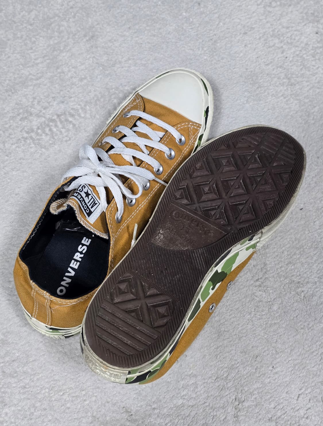 컨버스 올스타 카키 카모플라쥬 스니커즈 270 상품이미지5