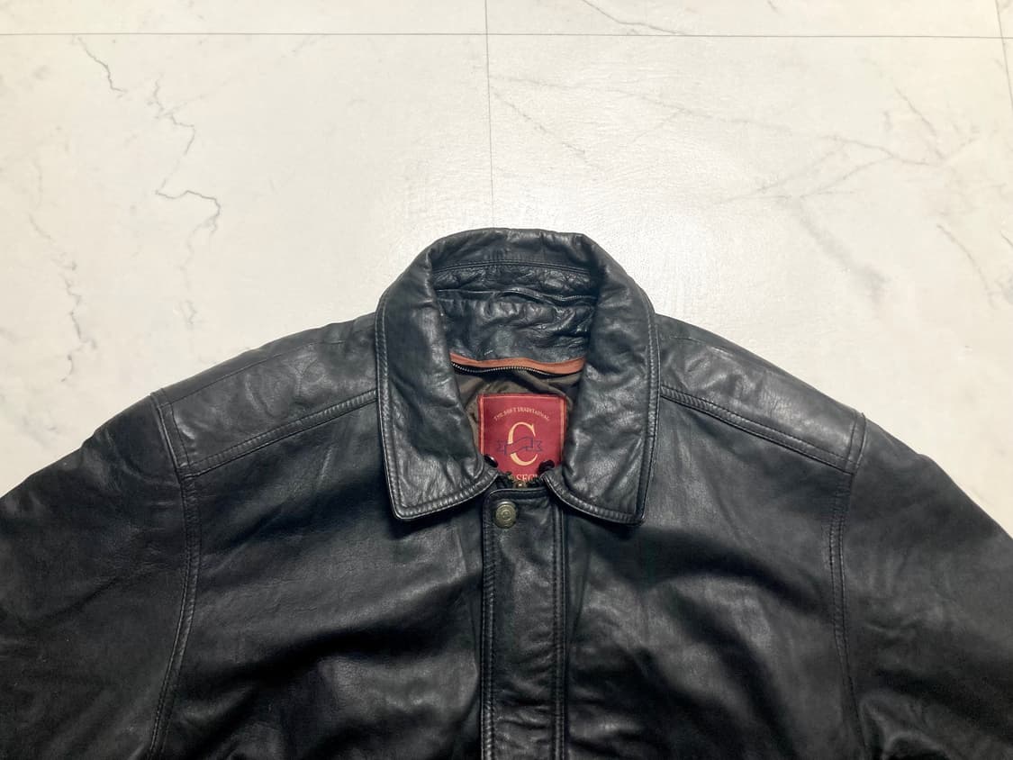90s 체이스컬트 양가죽 A-2 레더 봄버 자켓 100-105 상품이미지4