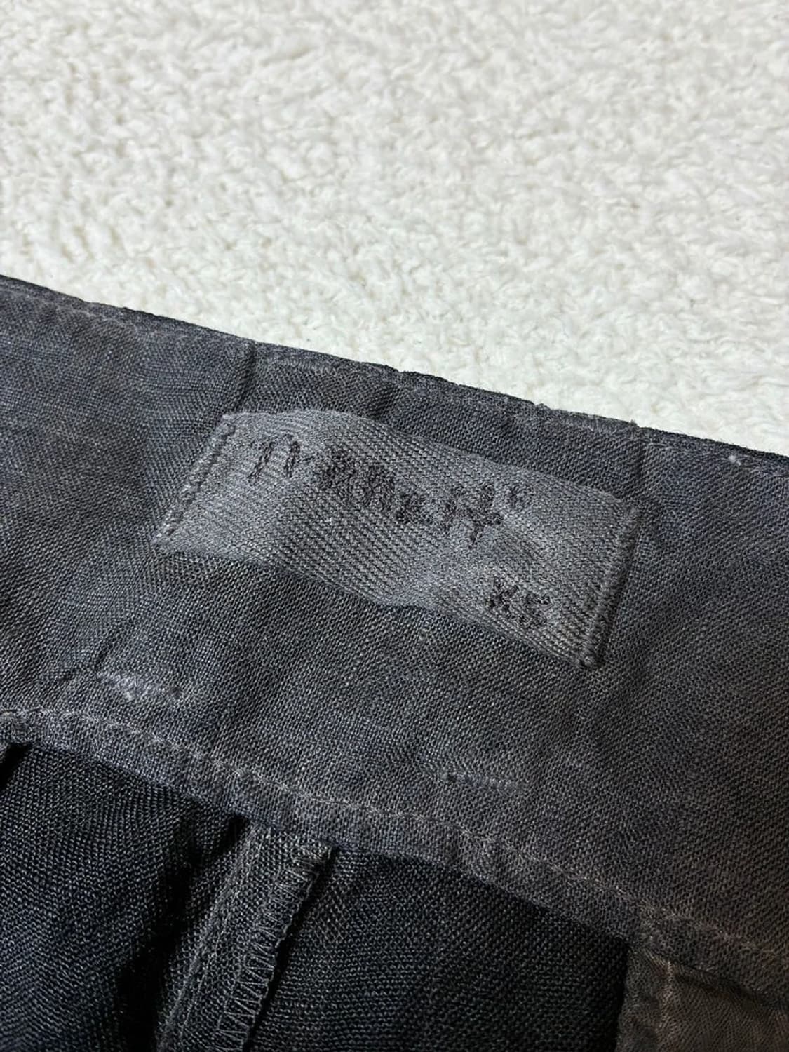 트랜짓 00's 이태리 린넨 체크 스트레이트 팬츠 PN7674 상품이미지6