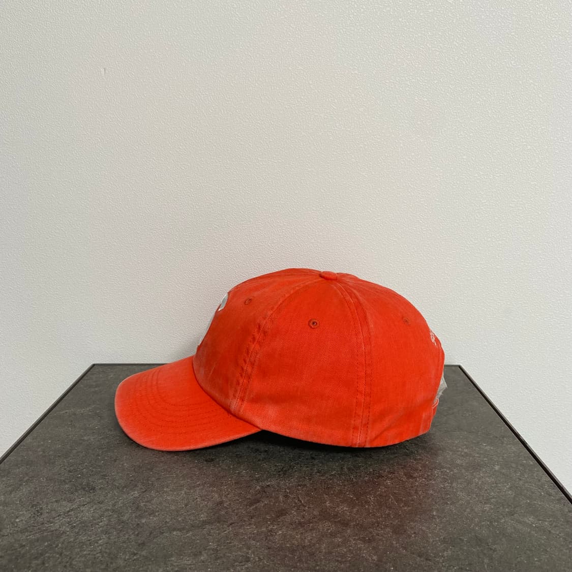 (OS) 슈프림 S로고 볼캡 모자 피그먼트 워시드 오렌지 상품이미지2