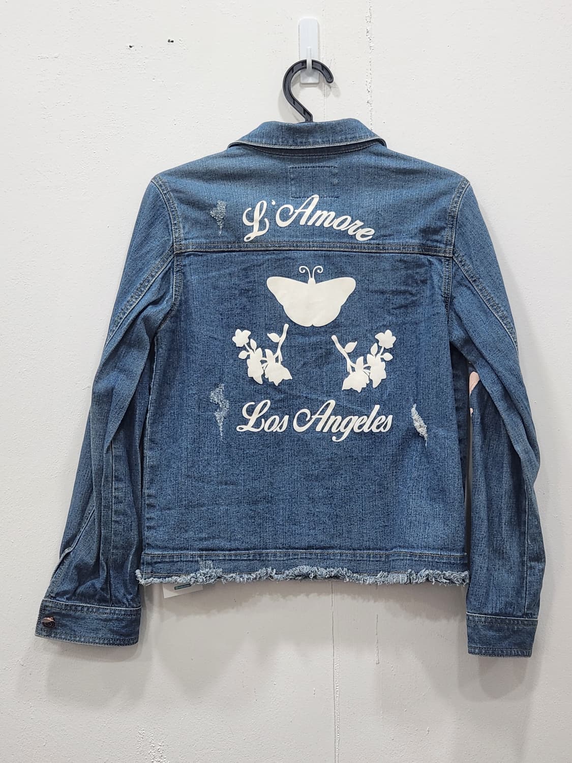 [80] 게스 Vintage 데님 자켓 청자켓 프린팅 상품이미지2