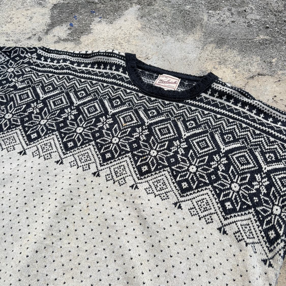 90s 울리치 빈티지 피셔맨 크루넥 스웨터 니트 2XL 상품이미지4