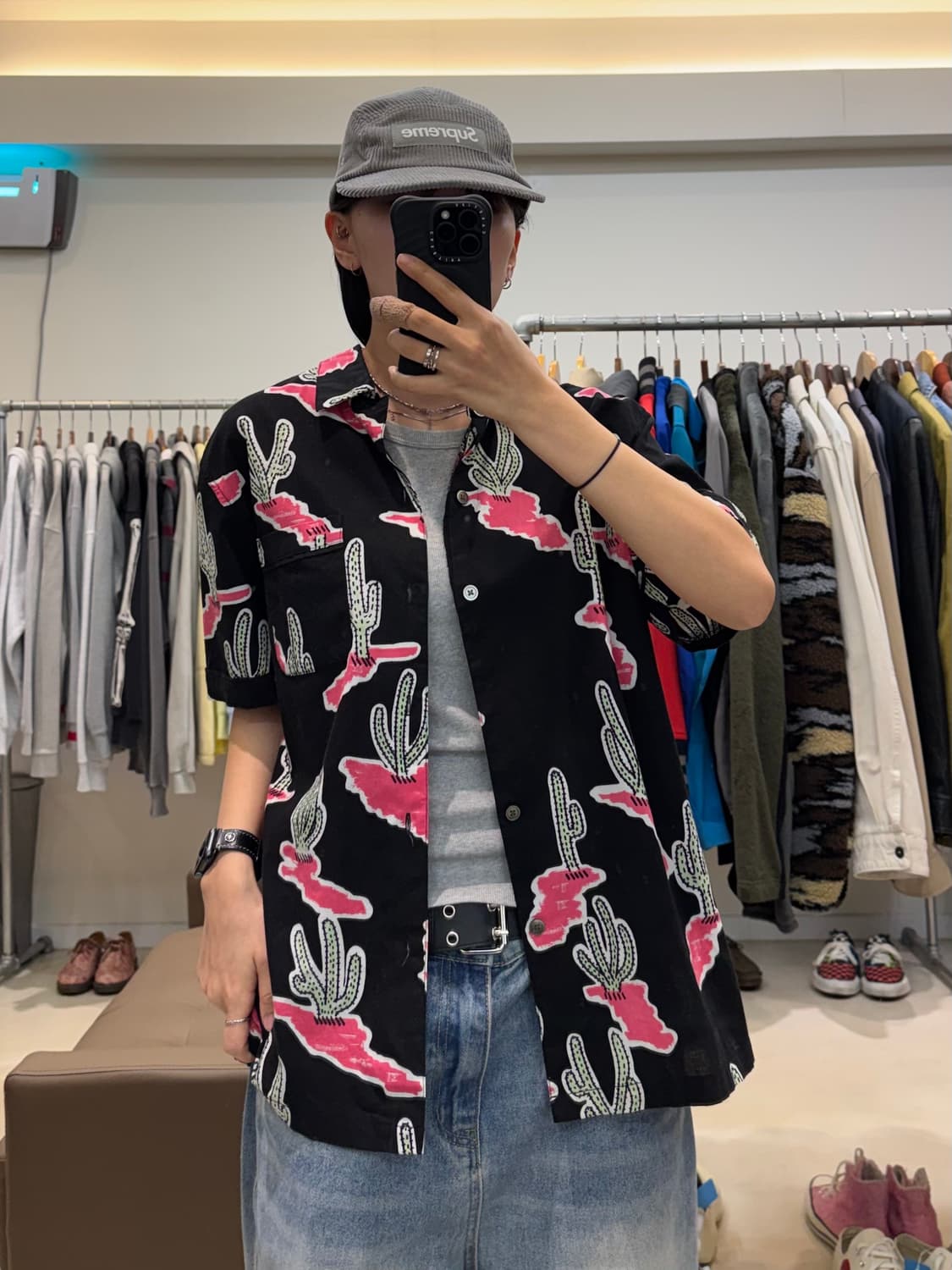 스투시 캑터스 선인장 반팔 셔츠 상품이미지5