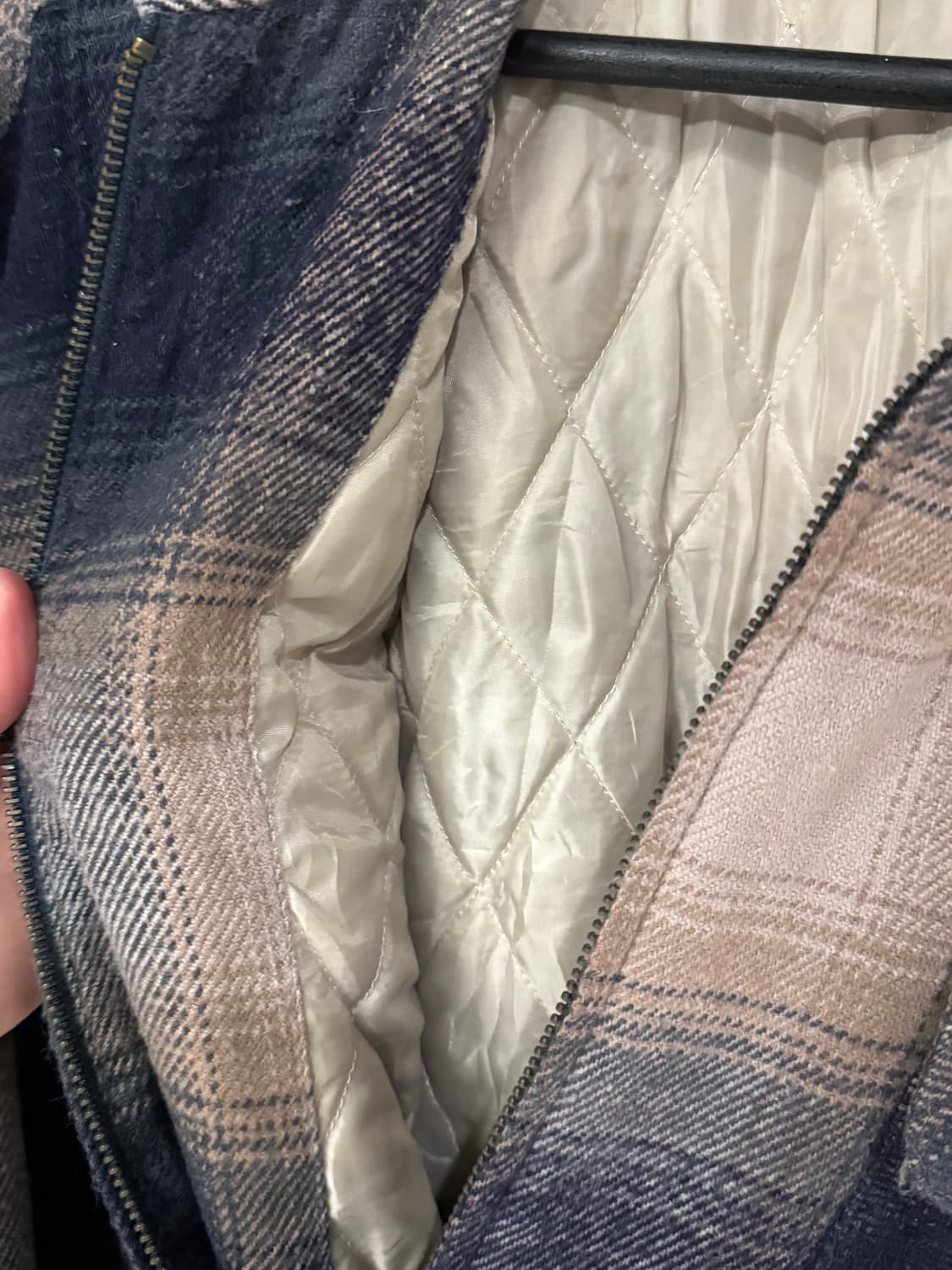 WITFORD Classic 체크 플란넬 집업 셔츠  상품이미지7