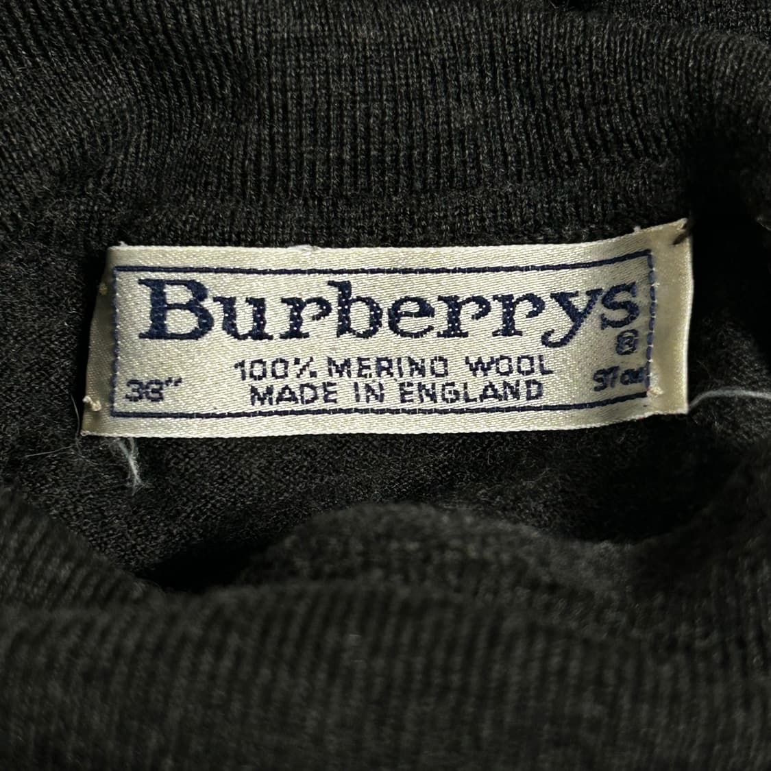 33 버버리 차콜 울 터틀넥 니트 상품이미지4