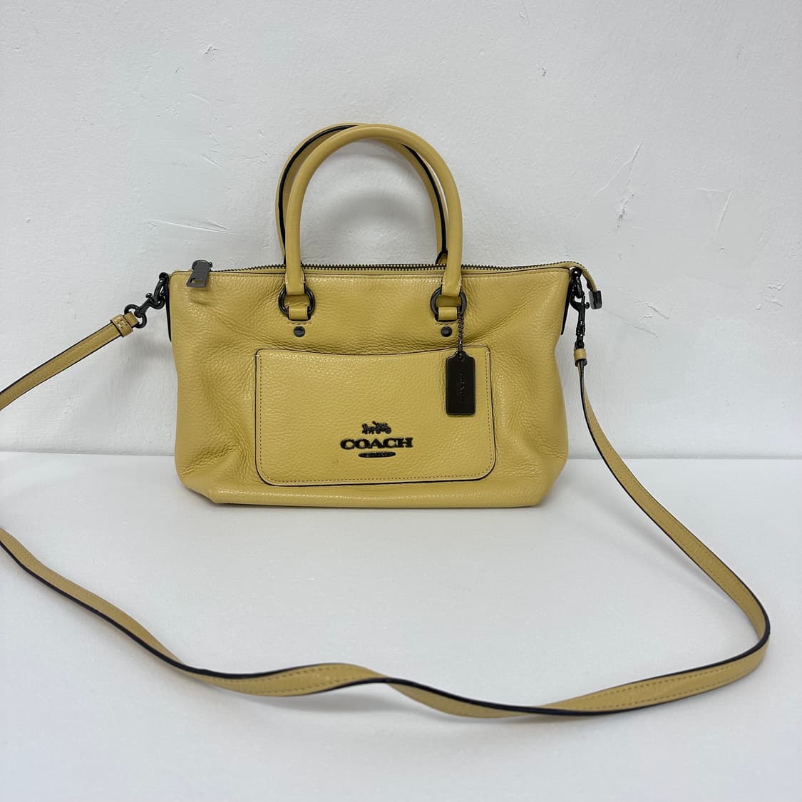 COACH 코치 미니 옐로우 숄더백 토트백 가방 상품이미지1