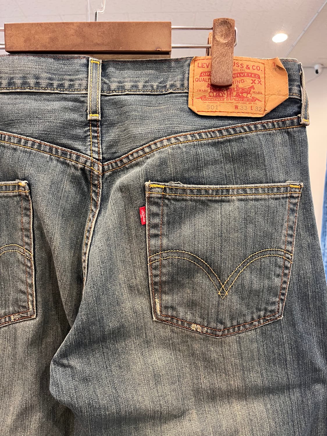 00s Levis 리바이스 501 데님 팬츠 (31-32inch) 상품이미지6
