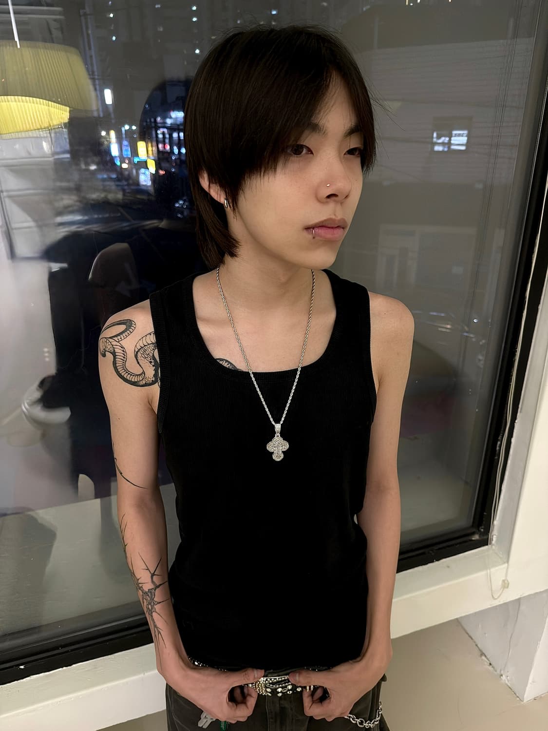 pcr053 Fat the cross necklace 상품이미지10