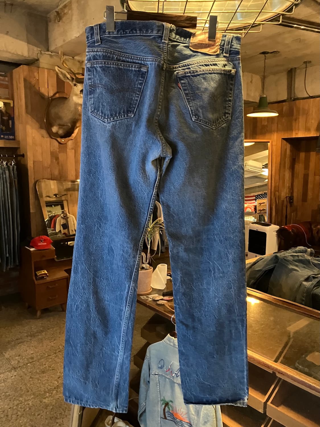 80s USA 빈티지 리바이스 501xx 데님 팬츠 상품이미지5