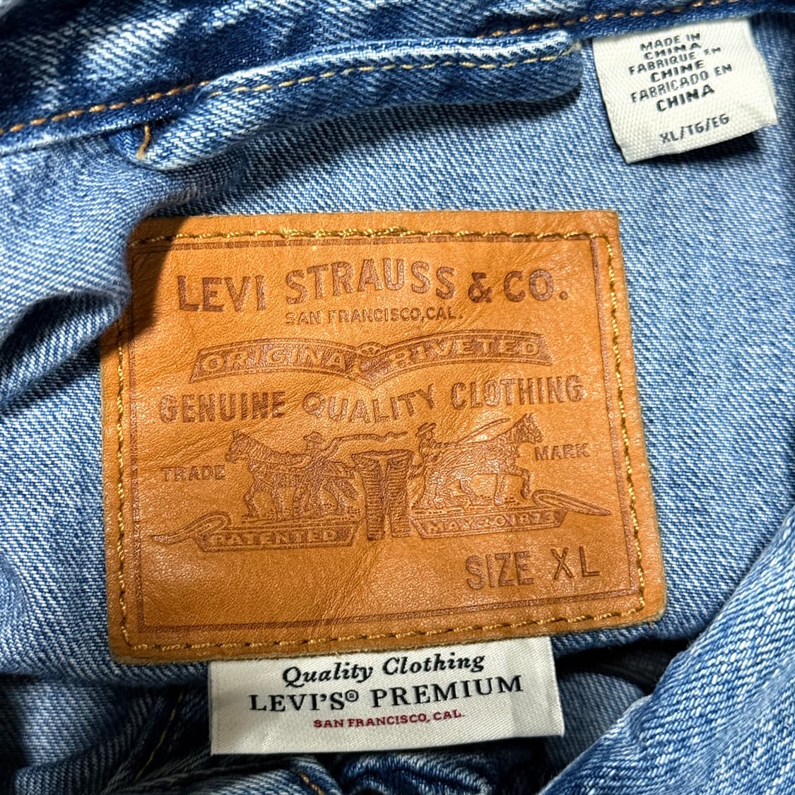 리바이스 프리미엄 오리지널 데님 트러커 자켓 상품이미지7