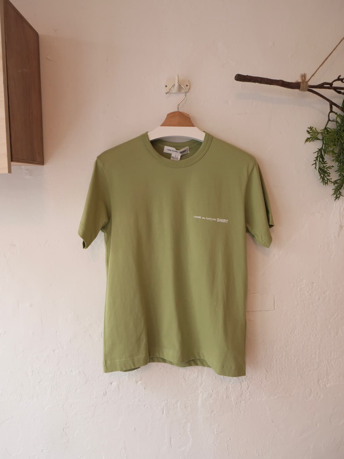 꼼데가르송 셔츠 로고 반팔 새상품 상품이미지1