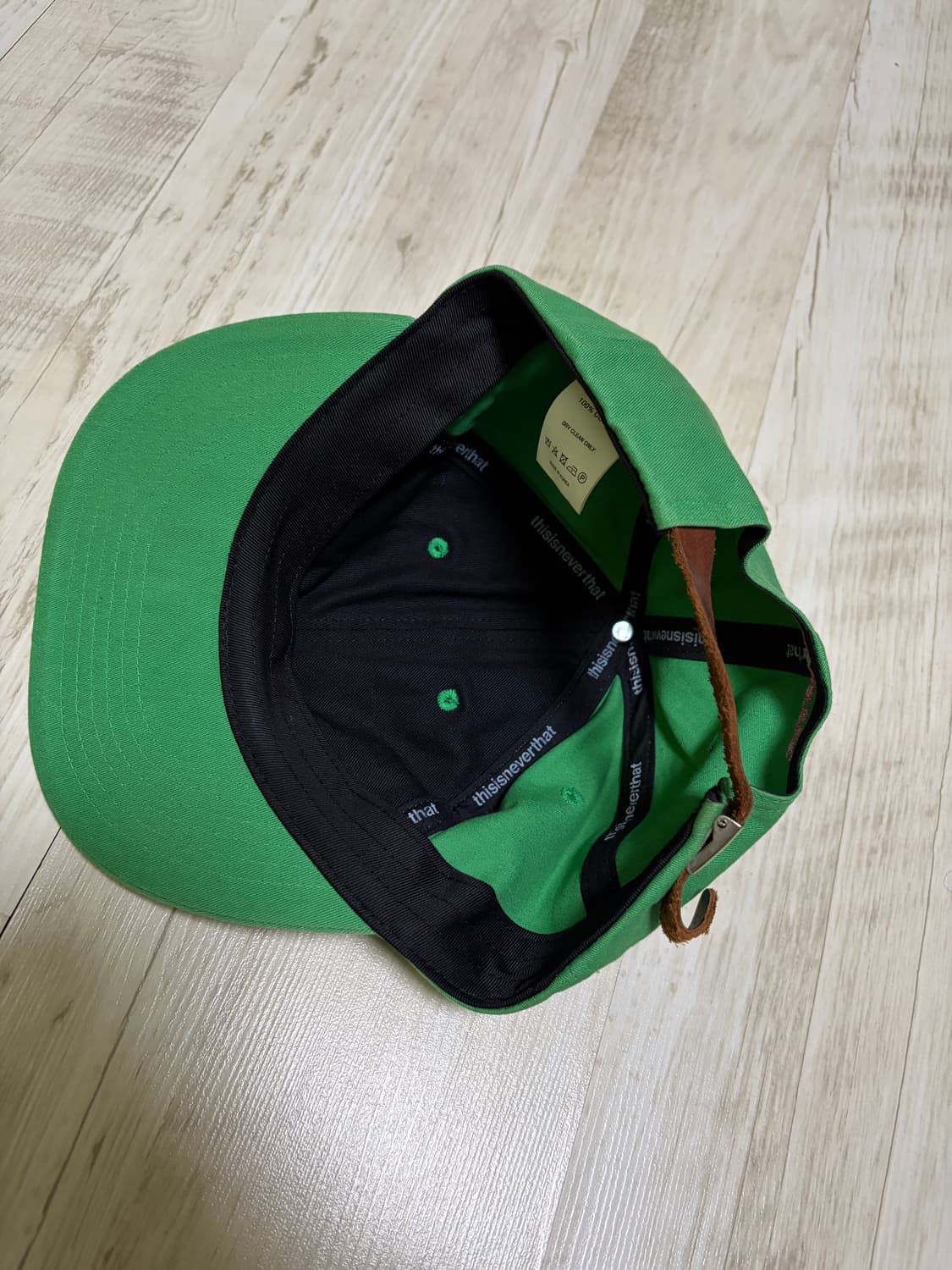 [Free] Thisisneverthat 디네뎃 자수 캡 그린 상품이미지4