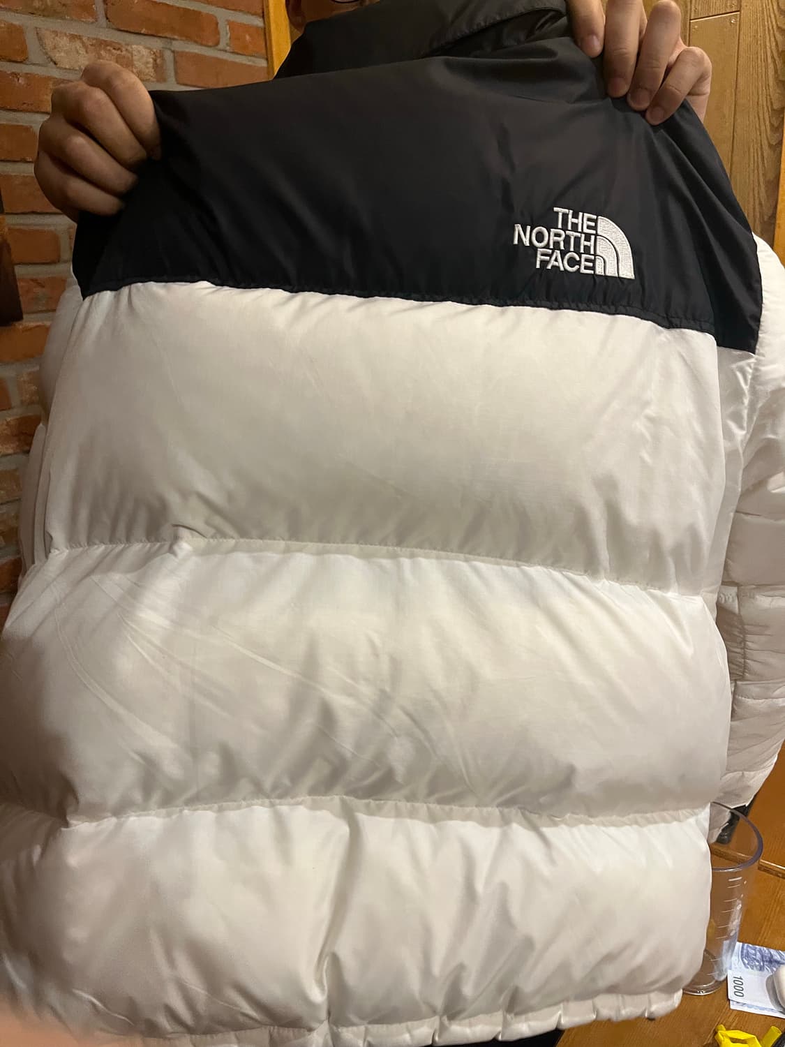 노스페이스 에코 눕시 화이트 팝니다 상품이미지2