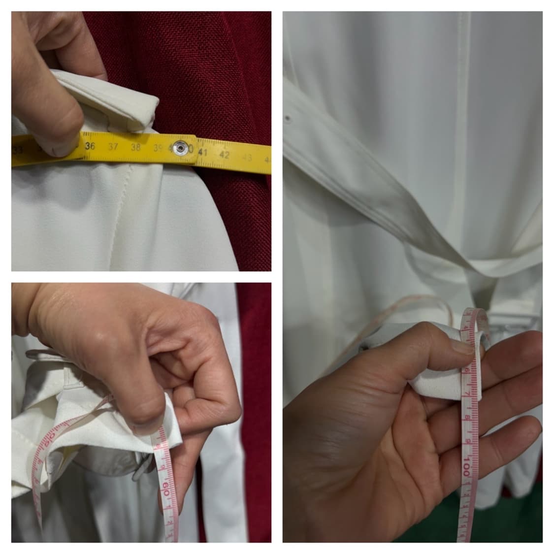 블라썸 흰색 화이트트렌치코트 55/44 상품이미지10