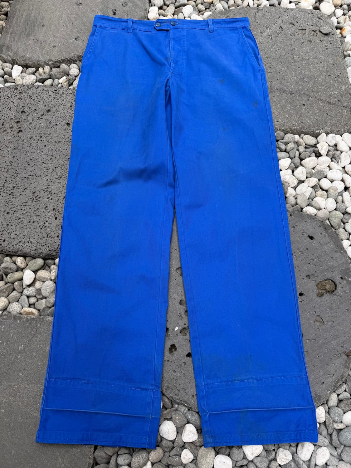 1980s Molinel WASHED BLUE FRENCH 프렌치워크팬츠 상품이미지1