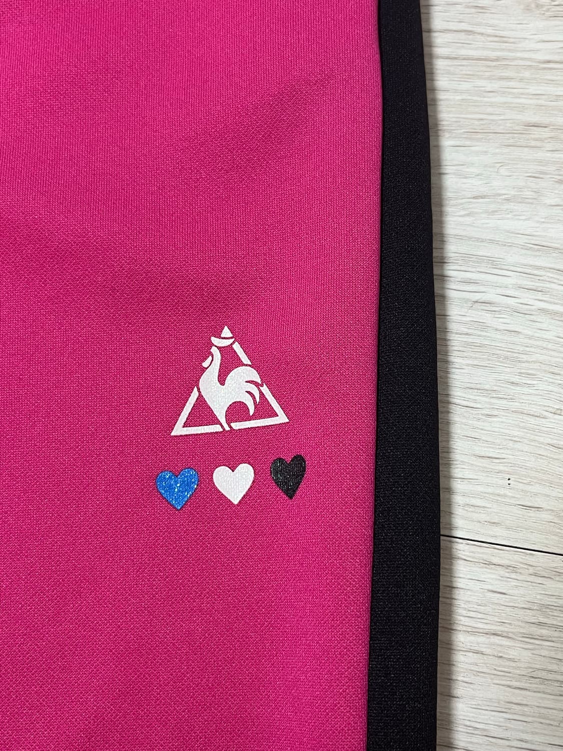 르꼬끄 일본빈티지 핑크블랙 트레이닝 바지 상품이미지2