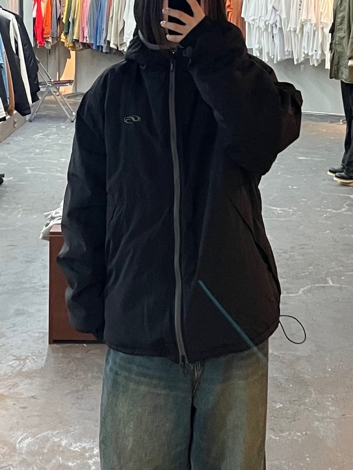 필루미네이트 오버핏 심볼 패딩 H1448 상품이미지1