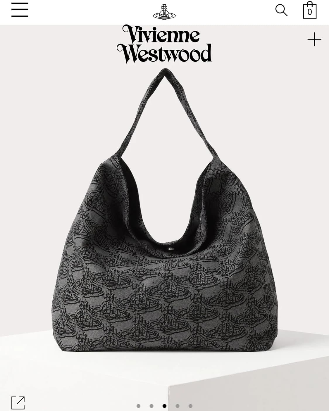 비비안웨스트우드 3D 모노그램 호보백 상품이미지2