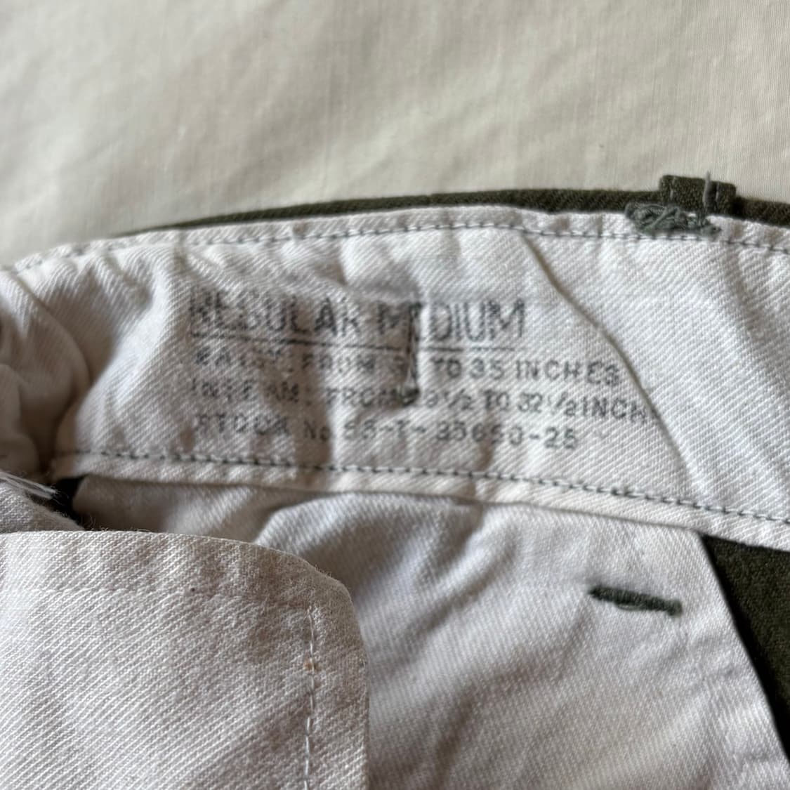 [M-R] 50s US ARMY M-1951 울 필드 트라우저스 상품이미지7