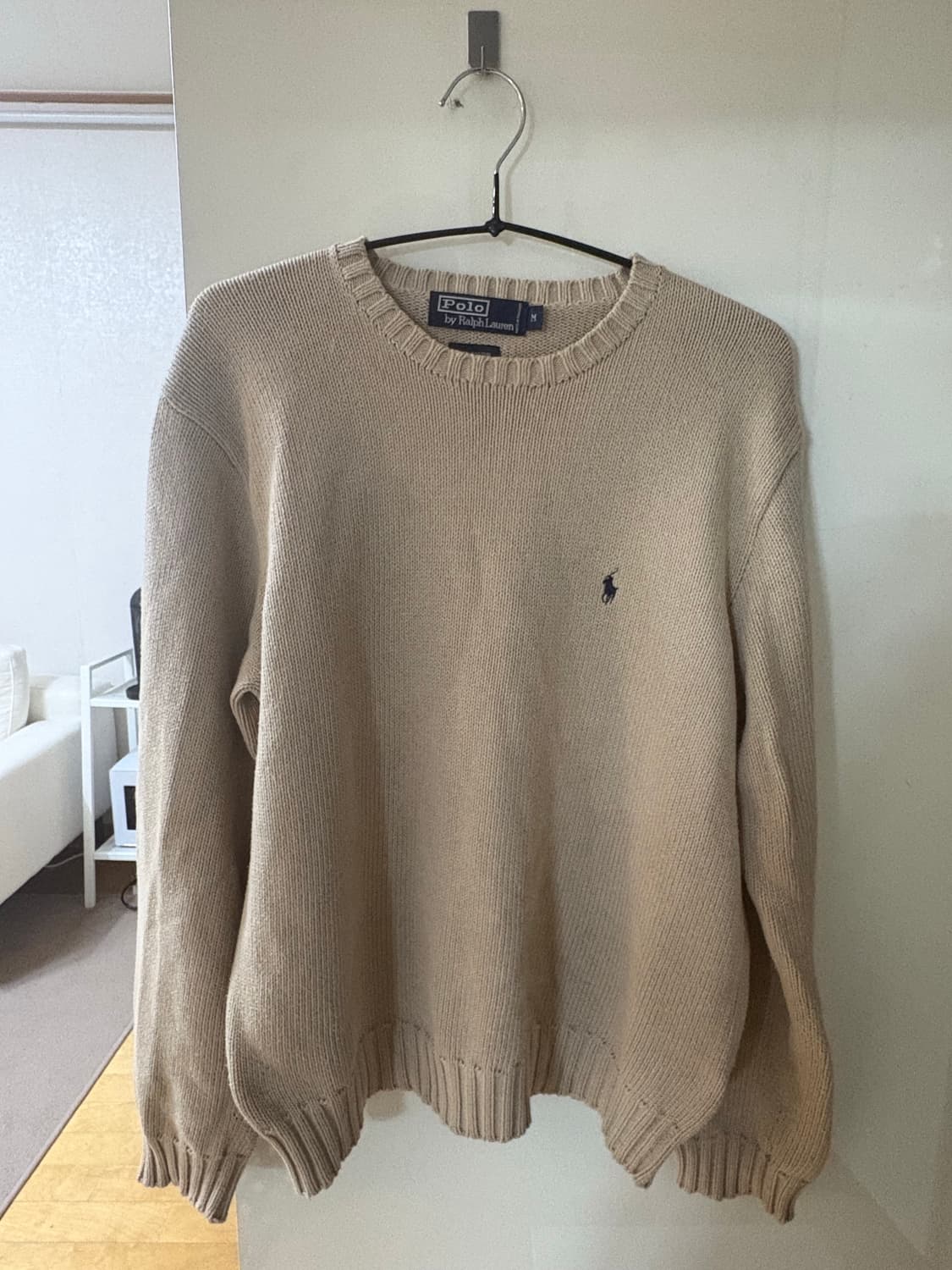 폴로 베이지 니트 상품이미지1