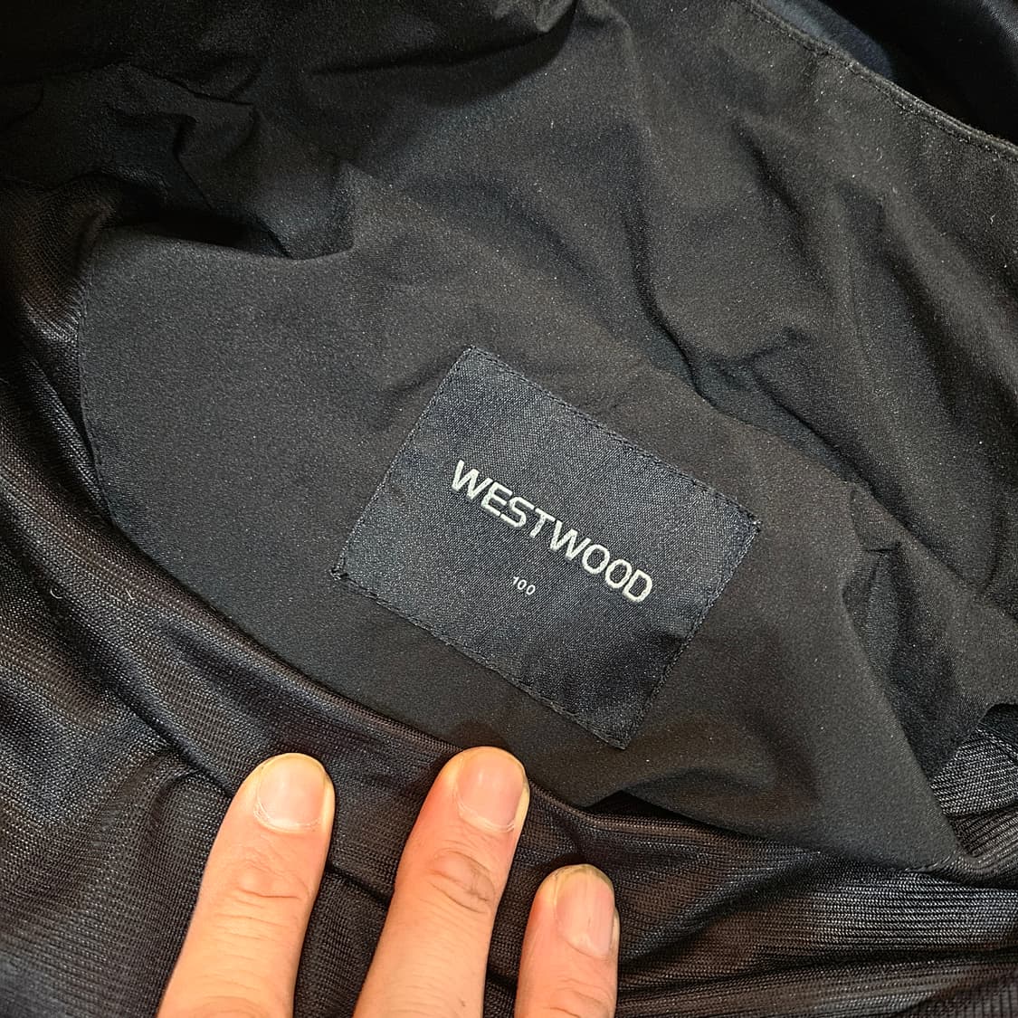 웨스트우드 22ss 방풍 블랙 바람막이 자켓 상품이미지6