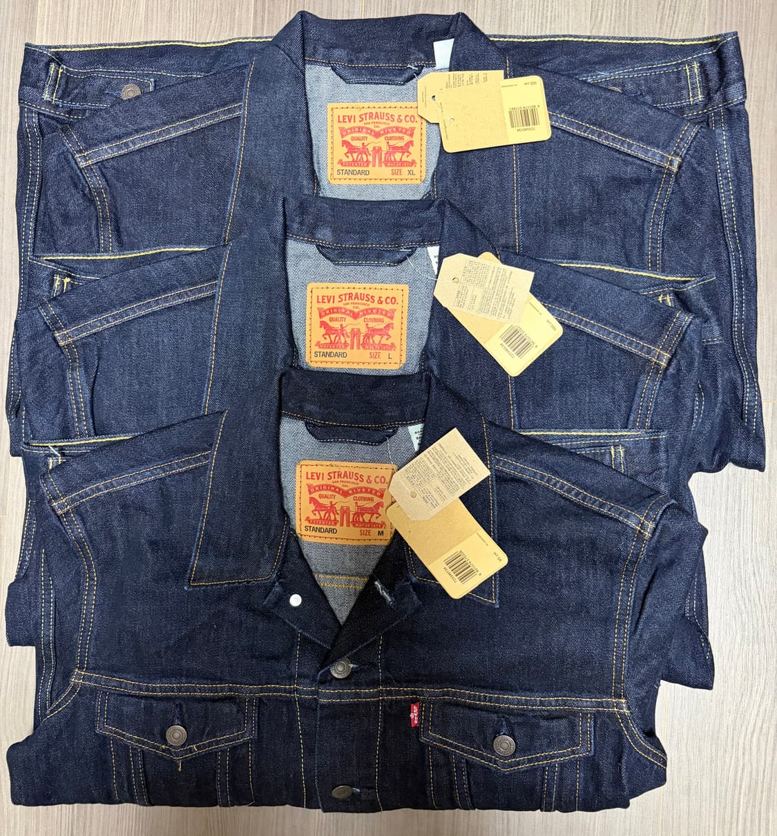 (M,L,XL) 리바이스 타입 IIl 트러커 자켓 72334-0134 상품이미지3