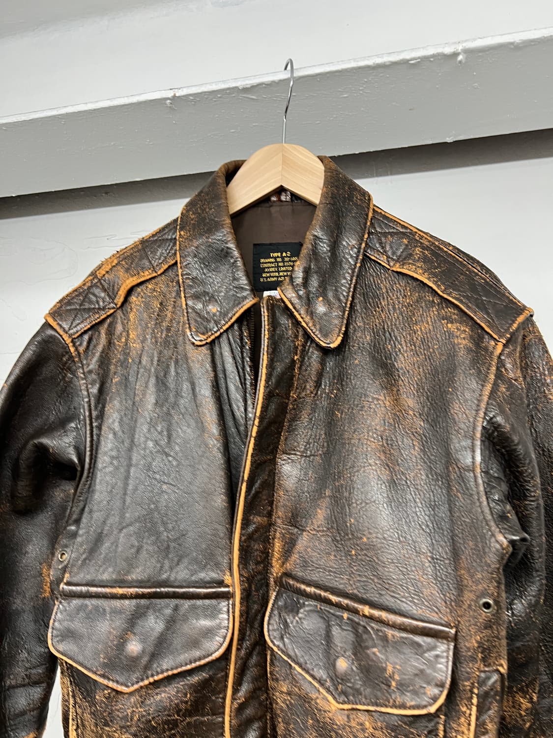 아비렉스 A2 레더자켓 상품이미지3