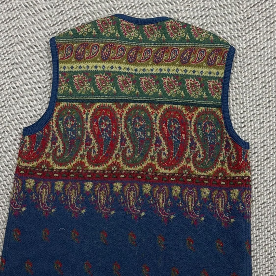 Blauenbock 페이즐리 울 니트 베스트 v2079 상품이미지4