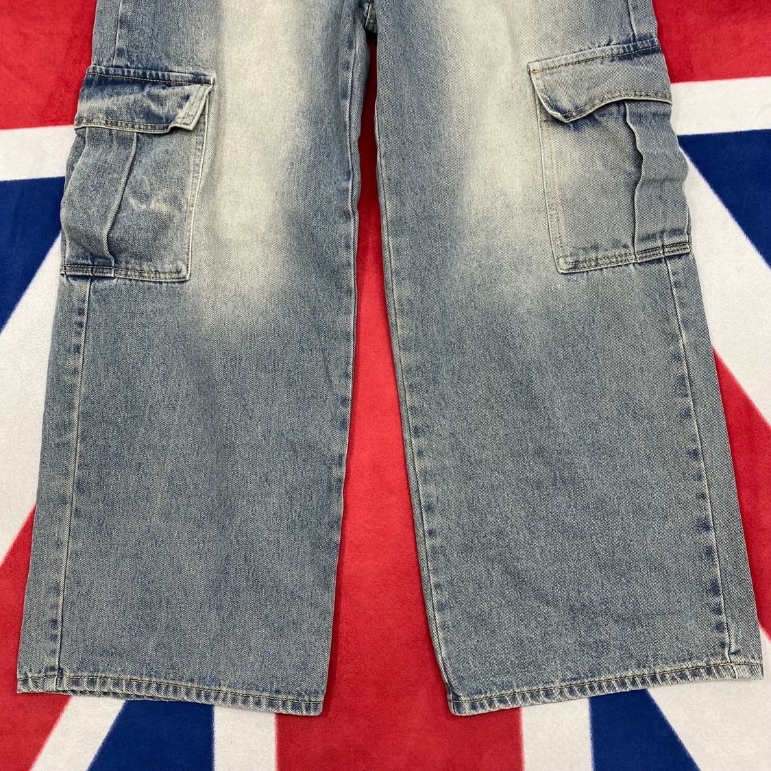 와이드 카고 데님팬츠 2XL 상품이미지3