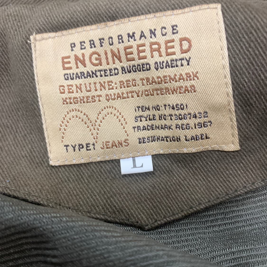 L)엔지니어드 타입1 빈티지 자켓 상품이미지6