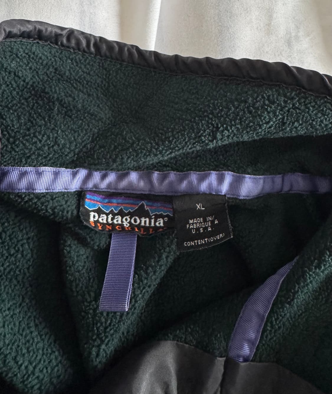 [XL] 파타고니아 신칠라 USA MADE 빈티지 포레스트그린 상품이미지5