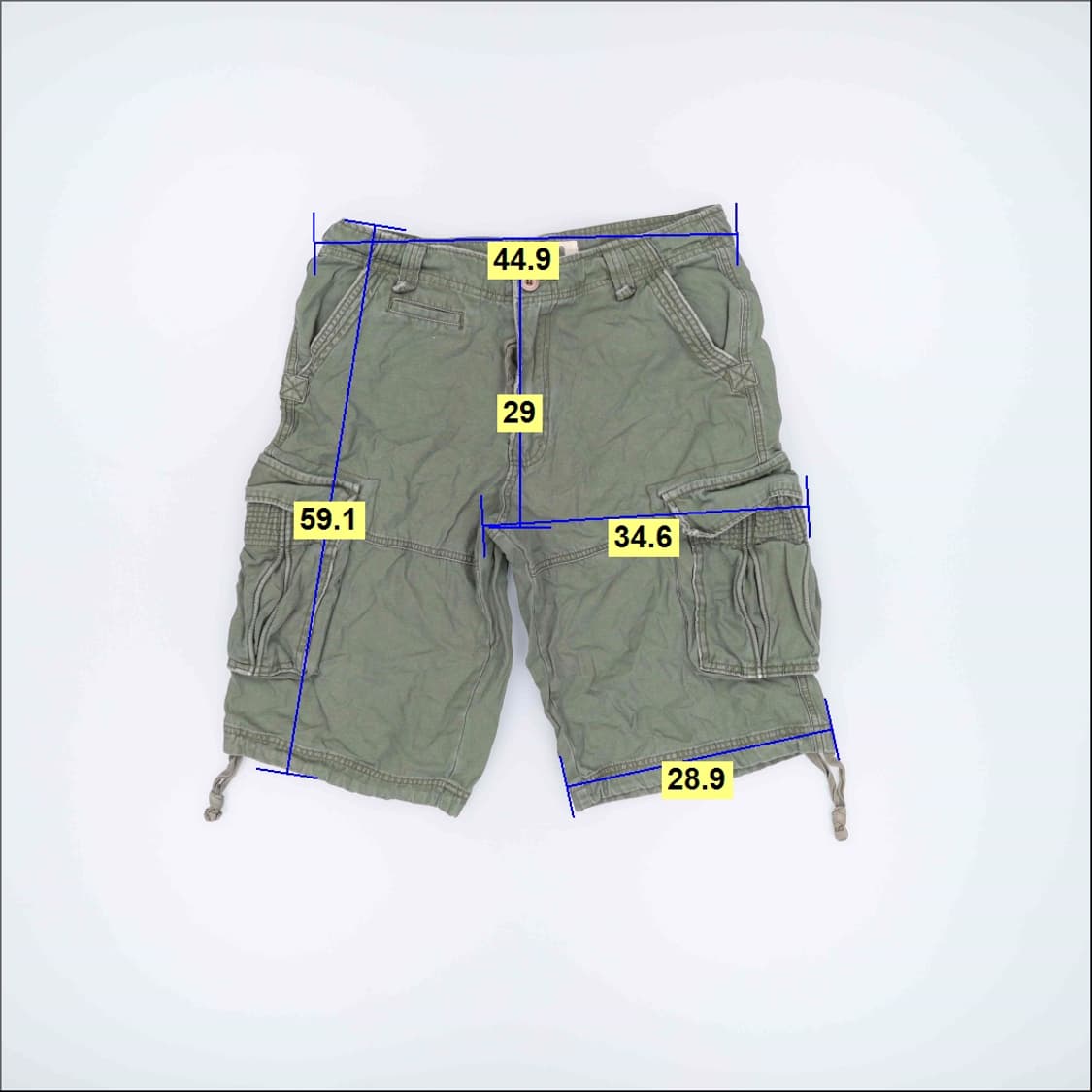 L HOLI1892 빈티지 카고 반바지 0313H1 상품이미지5