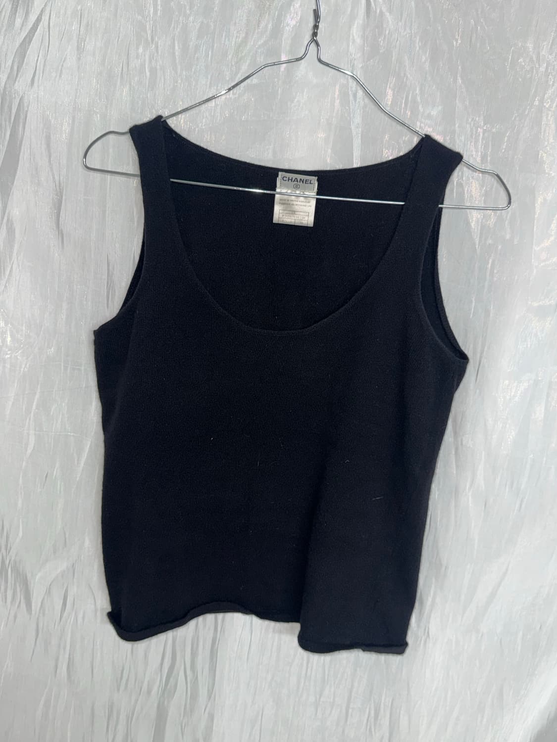 Chanel wool sleeveless knit top 상품이미지1